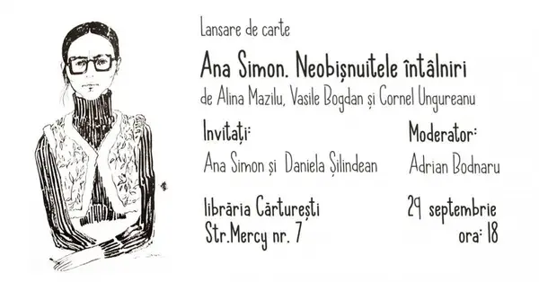Lansare de carte - Ana Simon. Neobisnuitele intalniri