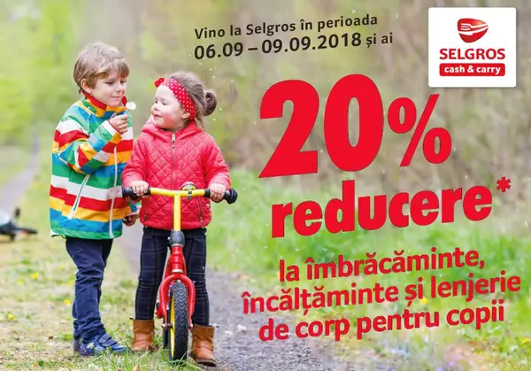 Articole pentru copii la Selgros Timisoara