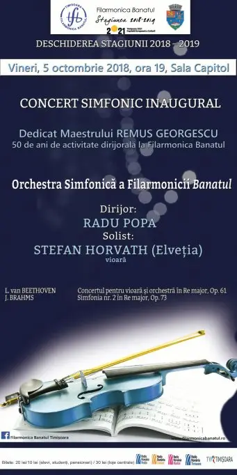 Deschiderea stagiunii La Filarmonica Banatul