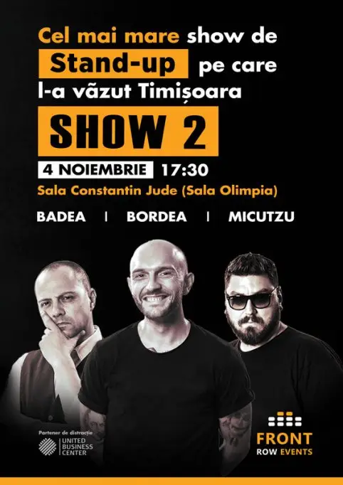 Stand-up comedy cu Bordea, Badea si Micutzu