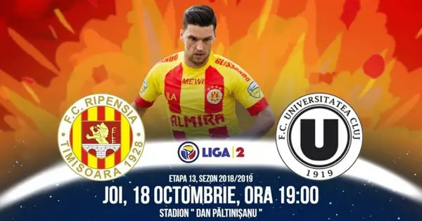 FC Ripensia - FC Universitatea Cluj