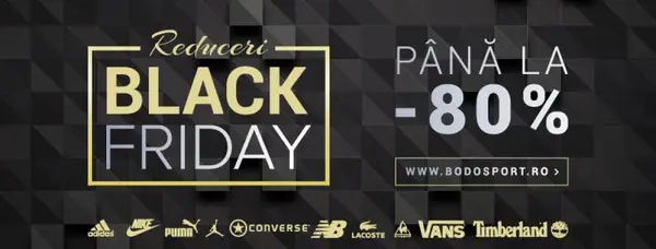 Black Friday la echipament sportiv