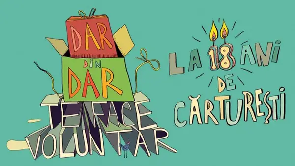18 ani de Carturesti - Dar din dar te face voluntar