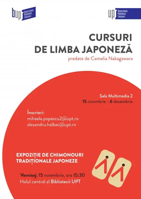 Cultura japoneza la UPT: cursuri de limba si expozitie de chimonouri