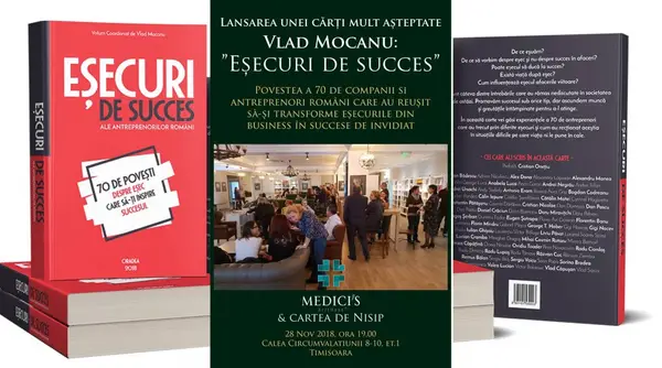 Lansare de carte: ”Esecuri de Succes”, de Vlad Mocanu
