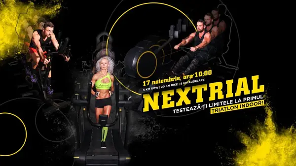 Nextrial - Primul triatlon indoor la Nextfit