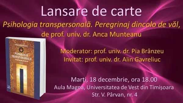 Psihologia transpersonala - prof. univ. dr. Anca Munteanu