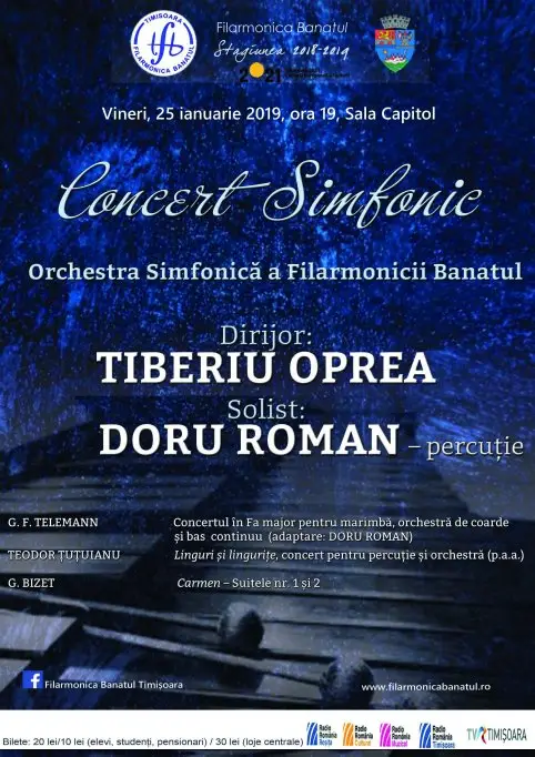 Concert simfonic Tiberiu Oprea