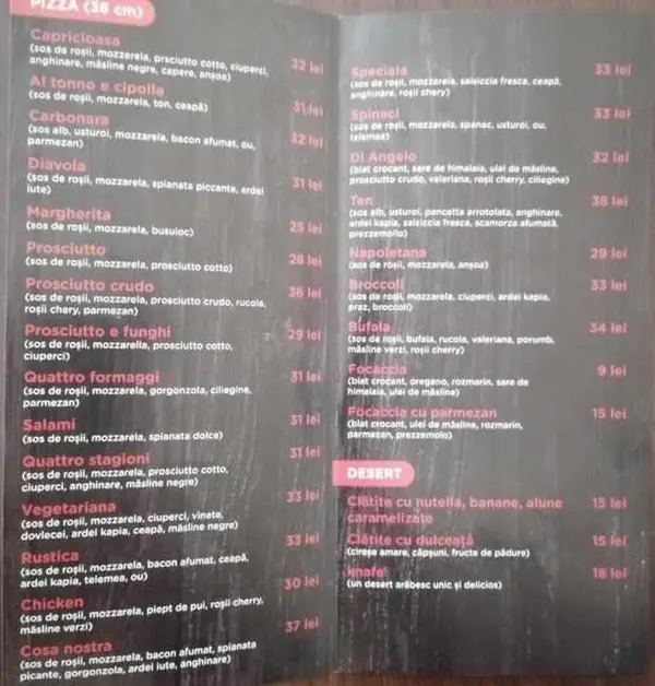 Livrare pizza la domiciliu