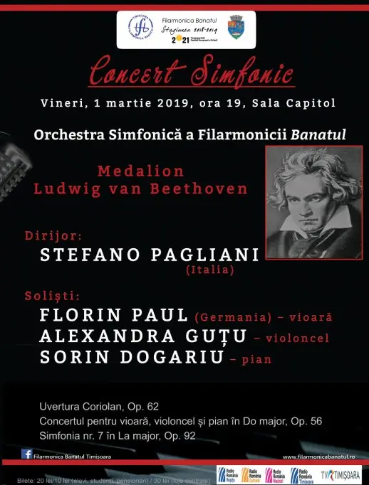 Concert Simfonic Medalion Ludwig van Beethoven