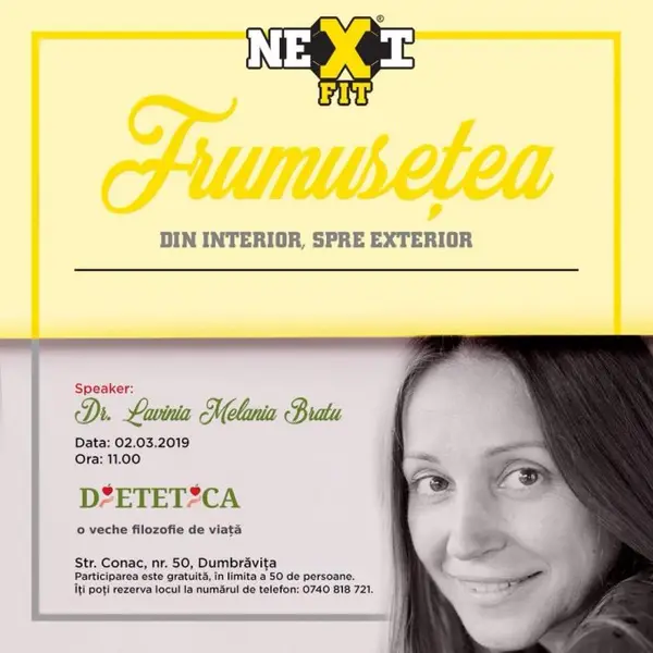 Frumusetea, din interior, spre exterior cu Lavinia Melania Bratu