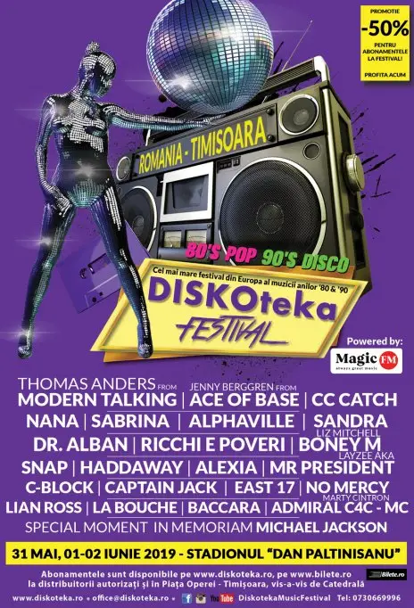 Peste 23.000 de abonamente vândute la Diskoteka Festival