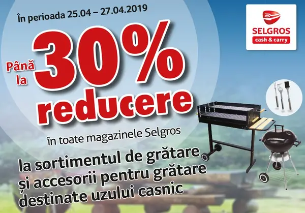 Gratare si accesorii pentru gratare de la Selgros Timisoara