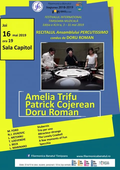 Recital Ansamblul Percutissimo