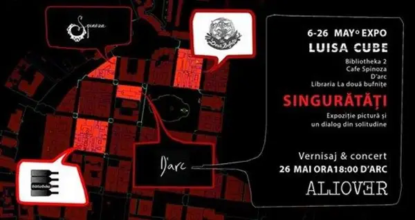 Expozitie pictura Luisa Cube : Singuratati & Concert Allover