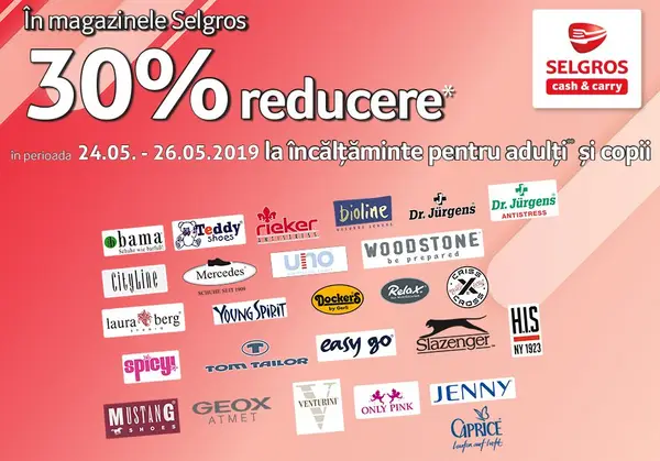 Incaltaminte la oferta de la Selgros Timisoara