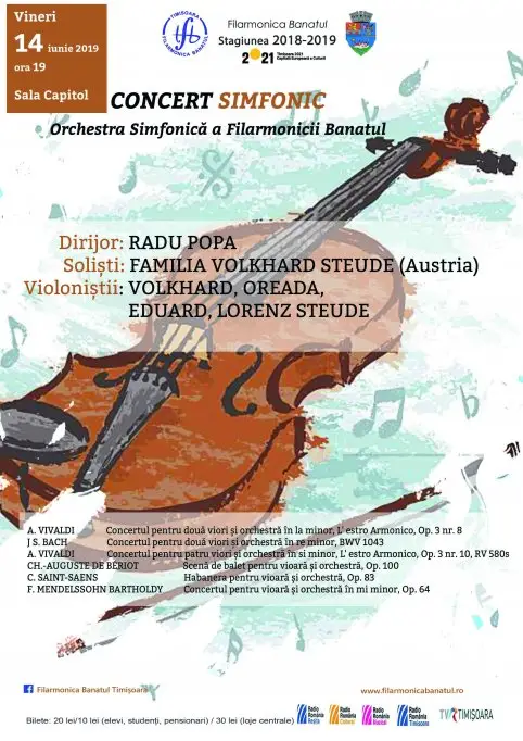 Concert Simfonic dedicat familiei de interpreti Volkhard Steude