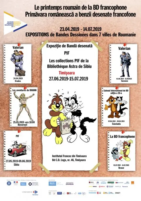 Expozitie de benzi desenate francofone