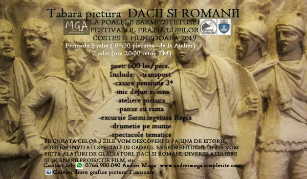 Tabara pictura tematica "Dacii si romanii"