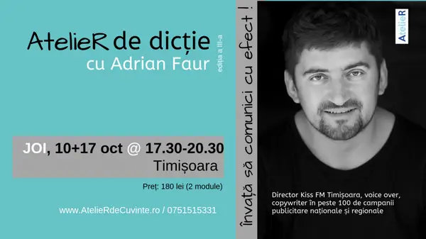 AtelieR de dictie cu Adrian Faur