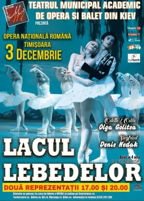 Teatrul Academic Municipal de Operă și Balet din Kiev revine în România