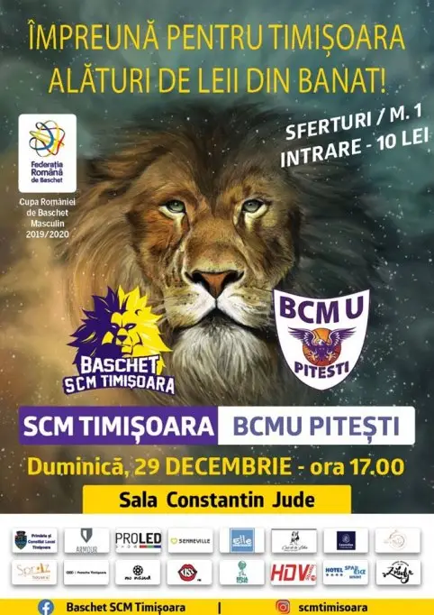 Baschet SCM Timisoara - BCM U Pitesti