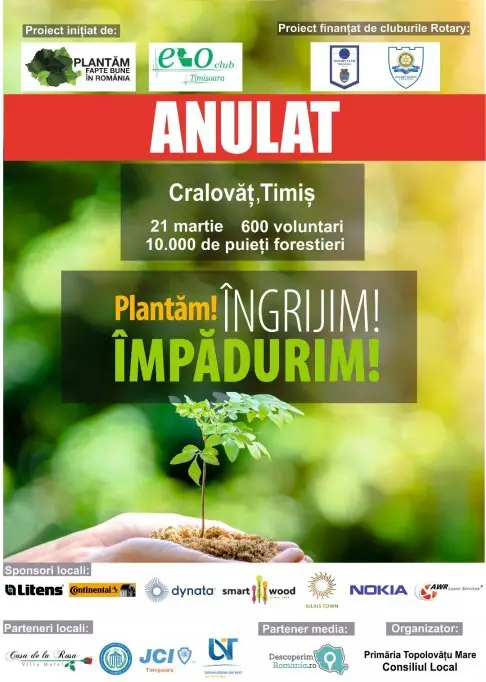 Actiunea Plantam fapte bune se amana