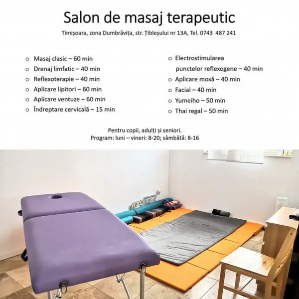 Masaj terapeutic si de intretinere corporala