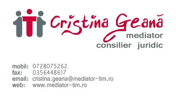 Birou de mediator Cristina Geana