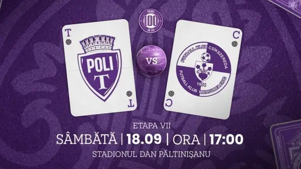 Politehnica Timisoara - FK Csikszereda