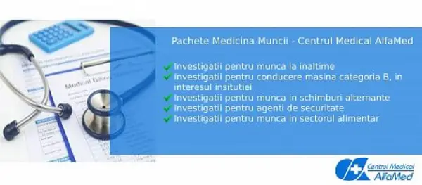 Centrul Medical Alfamed - Medicina muncii
