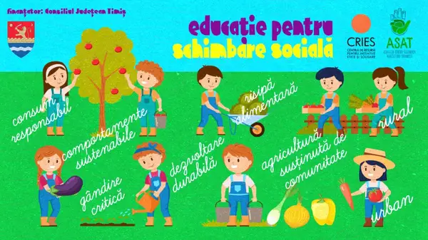 În Timiș, elevii sunt pregătiți să devină ambasadori ai schimbării sociale