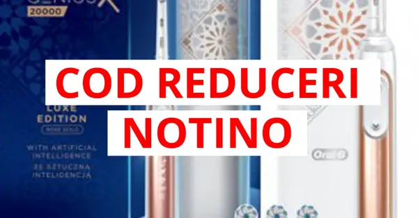 În pas cu tehnologia cu un cod reduceri notino pentru o periuță electrică