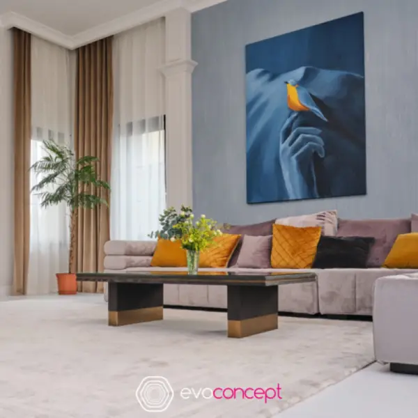 Perdele si draperii in living - cum pot acestea sa schimbe imaginea camerei?