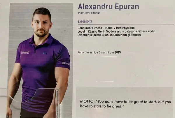 Alexandru Epuran - instructor fitness