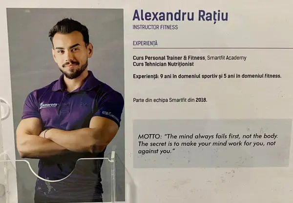 Alexandru Ratiu - instructor fitness