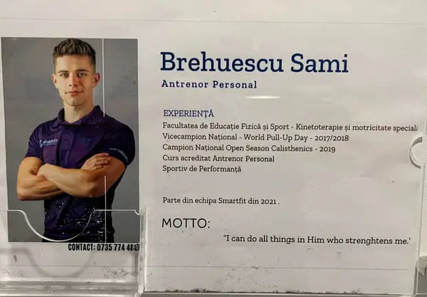 Brehuescu Sami - instructor fitness