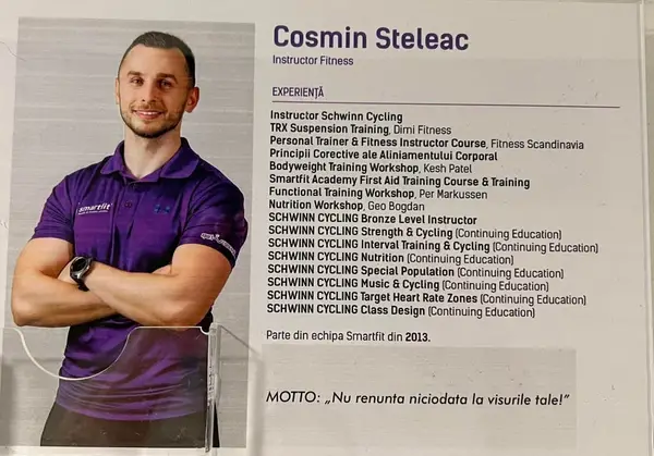 Cosmin Steleac - instructor fitness