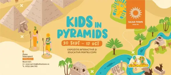 Kids in pyramids