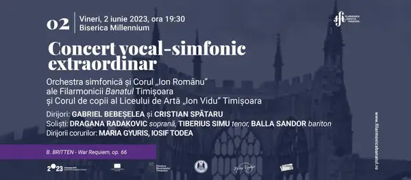 Concert simfonic de inchidere a Festivalului Timisoara Muzicala