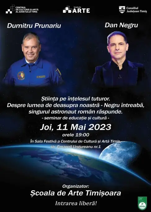 Dumitru Prunariu in dialog cu Dan Negru