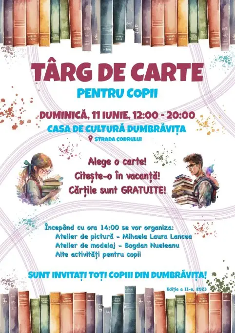 Targ de carte pentru copii