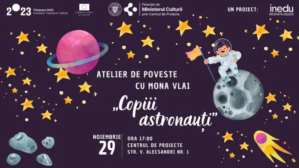 Atelierul de poveste „Copiii astronauți”