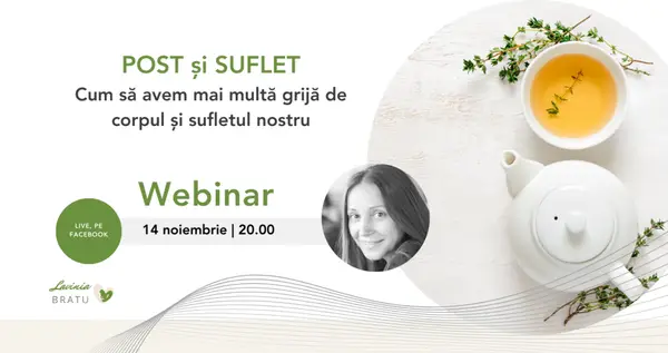 Webinar gratuit despre beneficiile medicale ale postului