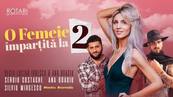 O femeie impartita la 2