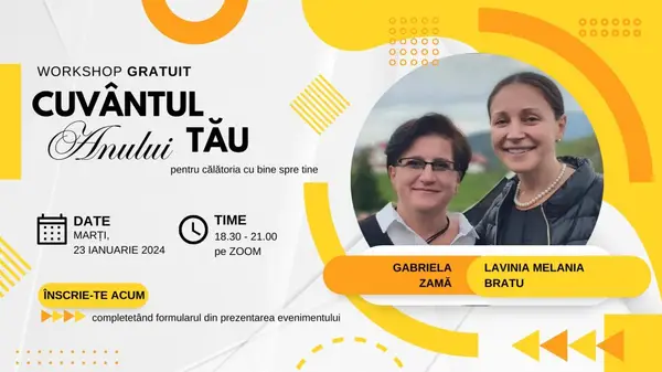 Workshop practic de dezvoltare personală prin CUVÂNT