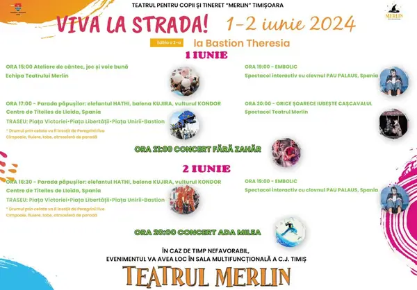 Teatrul Merlin va invita la Bastion Theresia
