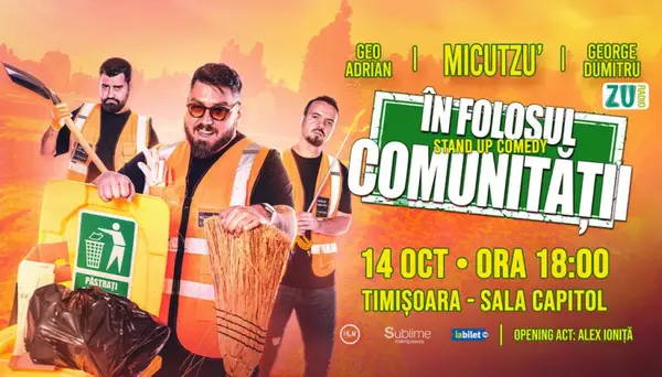 Stand-up Comedy cu Micutzu, Geo Adrian si George Dumitru