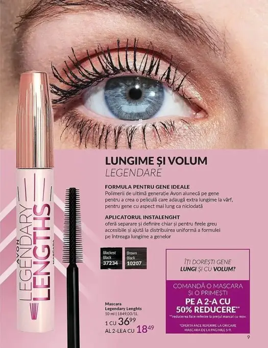 Gene perfecte cu noile mascara de la Avon