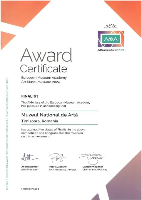 Muzeul Național de Artă Timișoara, primul muzeu de artă din România finalist la Gala „Art Museum Awards 2024”